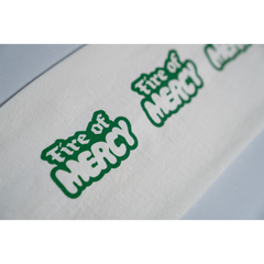 Fire of Mercy White Long Sleeve T-shirt