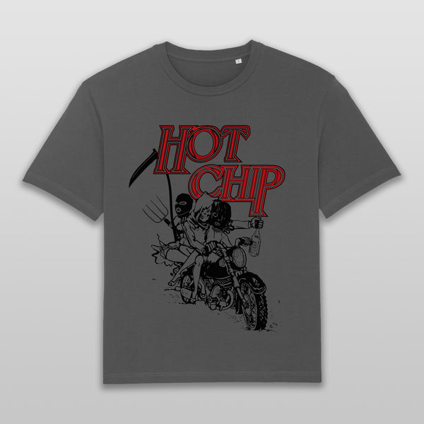 BIKER DARK GREY T-SHIRT