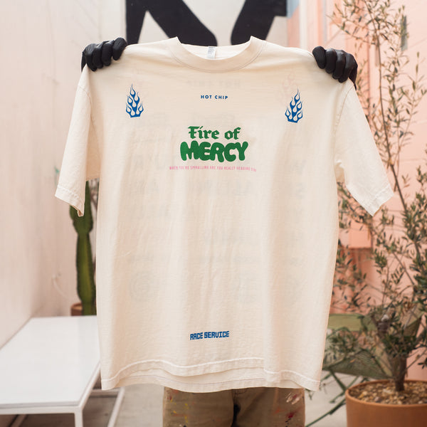Fire of Mercy White T-shirt