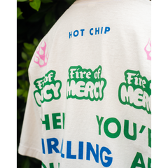 Fire of Mercy White T-shirt