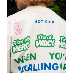 Fire of Mercy White T-shirt