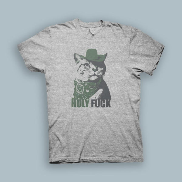 COWBOY CAT GREY T-SHIRT - Misc