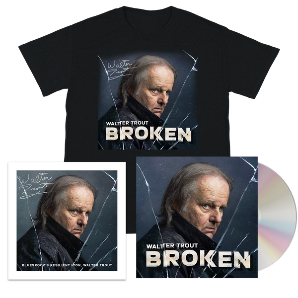 Broken (CD) + T-Shirt + Signed Print