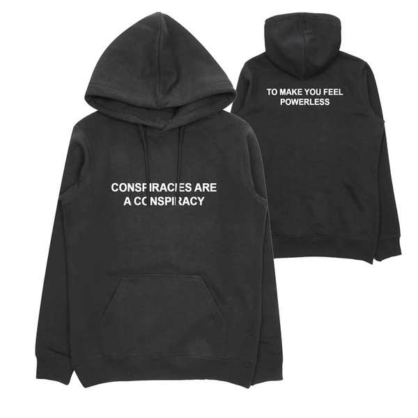 CONSPIRACIES BLACK HOODY | Massive Attack | Official Merchandise Store US